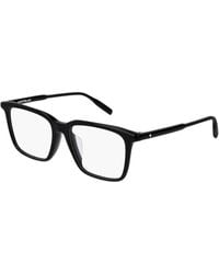 Montblanc - Mb0011Oa 001 Optical Frames Acetate Transparent Squared - Lyst
