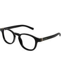 Gucci - Gg1510O 001 Optical Frames Acetate Transparent Round - Lyst