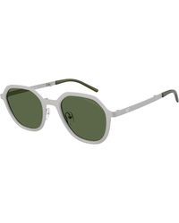 Emporio Armani - Ea2176 301571 Sunglasses Metal Geometric Normal - Lyst