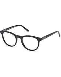 Timberland - Tb50071 001 Optical Frames Acetate Round Normal - Lyst