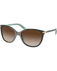 Ralph Lauren - Ra5160 Ra5160 601/13 Sunglasses Acetate Cat Eye Normal Shaded - Lyst