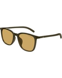 Montblanc - Mb0487Sa 004 Sunglasses Squared - Lyst
