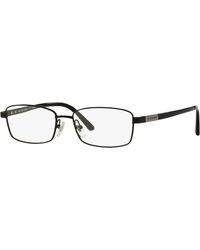 Burberry - Be1287Td 1001 Optical Frames Titanium Squared Normal - Lyst
