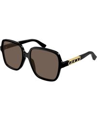 Gucci - Gg1189S 001 Sunglasses Acetate Squared Polarized - Lyst