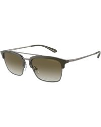 Emporio Armani - Ea4228 30038E Sunglasses Injected Pilot Normal Shaded - Lyst