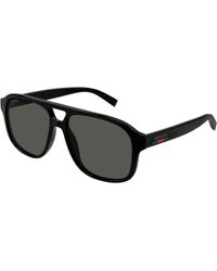 Gucci - Gg1856S 001 Sunglasses Injected Pilot - Lyst