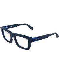KARL LAGERFELD - Kl6218 434 Optical Frames Acetate Squared Normal - Lyst