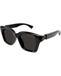 McQueen - Am0432Sa 001 Sunglasses Acetate Squared - Lyst
