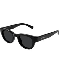 Saint Laurent - Sl 675 001 Sunglasses Bio-Inject Round - Lyst
