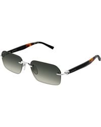 Gucci - Gg2259S 003 Sunglasses Metal Squared Nuanced - Lyst