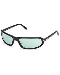 Tom Ford - Ft1400 Addison-02 01N Sunglasses Acetate Squared Normal - Lyst