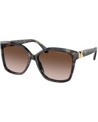 Michael Kors - Mk2201 Malia 395213 Sunglasses Acetate Squared Normal Shaded - Lyst