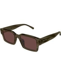 McQueen - Am0579S 003 Sunglasses Acetate Squared - Lyst