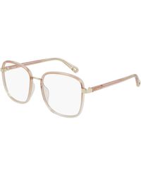 Chloé - Ch0034O 008 Optical Frames Injected Transparent Squared - Lyst