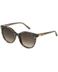 Furla - Sfu887 06Bz Sunglasses Acetate Smoke Pantos Normal Shaded - Lyst
