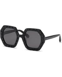 Philipp Plein - Spp039S Plein First Lady Chicago 700Y Sunglasses Acetate Geometric Normal - Lyst