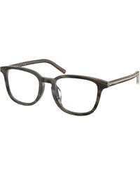 Prada - Pr D21Vd 24P1O1 Optical Frames Acetate Transparent Pillow Normal - Lyst
