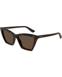 McQueen - Am0536S 002 Sunglasses Acetate Cat Eye - Lyst