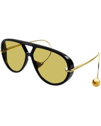 Bottega Veneta - Bv1273S 003 Sunglasses Acetate Oversize Normal - Lyst