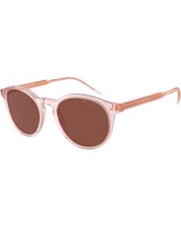 Giorgio Armani - Ar8211 6073C5 Sunglasses Acetate Pantos Normal Anti-Glare - Lyst