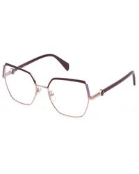 Blumarine - Vbm218 Optical Frames Metal Geometric - Lyst