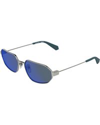 Calvin Klein - Ckj26200S 040 Sunglasses Metal Squared Normal - Lyst