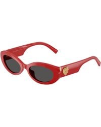Dolce & Gabbana - Dg4537 308887 Sunglasses Acetate Round Normal - Lyst