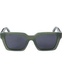 Off-White c/o Virgil Abloh - Oeri111 Branson 5707 Sage Sunglasses Acetate Squared Normal - Lyst