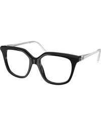 Swarovski - Sk2059 1038 Optical Frames Acetate Transparent Squared Normal - Lyst