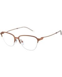 Emporio Armani - Ea1161 3381 Optical Frames Metal Transparent Geometric Normal - Lyst