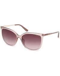 Guess - Gu00150-H 57F Sunglasses Injected Squared Normal - Lyst