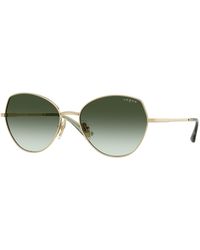 Vogue Eyewear - Vo4330S 848/8E Sunglasses Metal Geometric Normal Shaded - Lyst