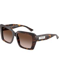Jimmy Choo - Jc5042 500213 Sunglasses Acetate Squared Normal Shaded - Lyst