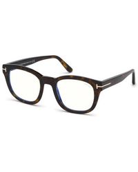 Tom Ford - Ft5542-B 052 Optical Frames Acetate Geometric Normal Anti Light - Lyst