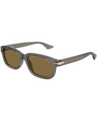 Montblanc - Mb0436S 003 Sunglasses Acetate Squared - Lyst