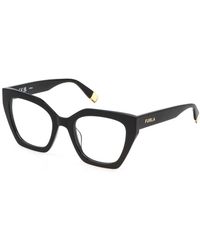 Furla - Vfu824 700 Optical Frames Acetate Squared - Lyst
