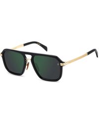 David Beckham - Db 7136/S 2M2/Mt Sunglasses Acetate Squared Normal Mirror - Lyst