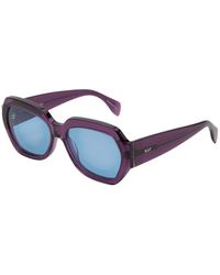 Retrosuperfuture - Xfs Nala Melanzana Sunglasses Acetate Light Squared Normal - Lyst