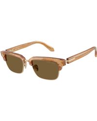 Giorgio Armani - Ar8243 630073 Sunglasses Acetate Squared Normal - Lyst