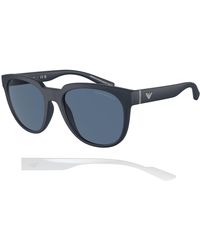 Emporio Armani - Ea4205 508880 Sunglasses Injected Pantos Normal - Lyst