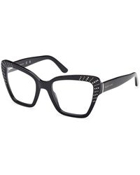 Guess - Gm50034 001 Optical Frames Acetate Butterfly Normal - Lyst
