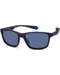 Polaroid - Pld 2153/S 0Vk/C3 Sunglasses Eraser Wraparound Polarized - Lyst