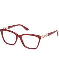 Guess - Gu50181 066 Optical Frames Acetate Squared Normal - Lyst