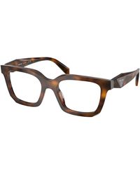 Prada - Pr C08V 20D1O1 Optical Frames Acetate Geometric Normal - Lyst