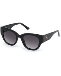 Guess - Gu7680 01B Sunglasses Injected Butterfly Normal Shaded - Lyst