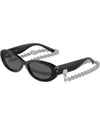 Tiffany & Co. - Tf4221 8001S4 Sunglasses Acetate Round Normal - Lyst