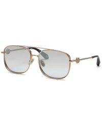 Roberto Cavalli - Src059M 8Ffx Sunglasses Metal Smoke Squared Normal Mirror - Lyst