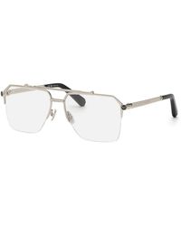 Philipp Plein - Vpp222M Plein Royal 579 Optical Frames Metal Squared - Lyst