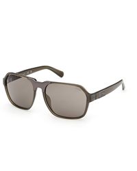 Guess - Gu00302 96A Sunglasses Injected Smoke Squared Normal - Lyst