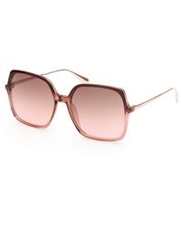 MAX&Co. - Mo0010 Fusca 74F Sunglasses Injected Squared Normal Shaded - Lyst